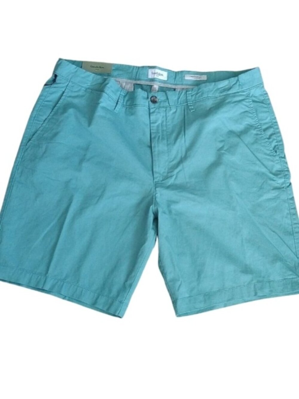 Goodfellow & Co. Linden Flat Front Shorts, Turquoise, 42 Waist